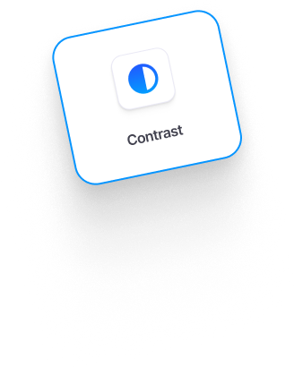 About page slider contrast icon